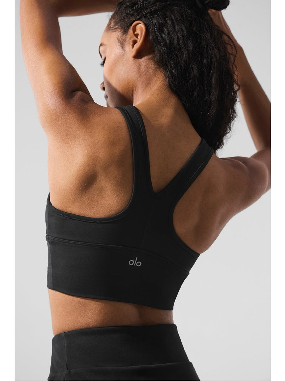 ALO YOGA Wild Thing Bra in Black Size XS